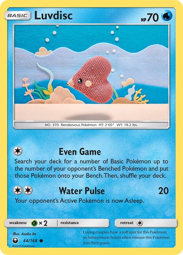 Luvdisc #44 Pokemon Celestial Storm