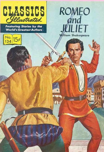 Romeo and Juliet #134 (1956) Comic Books Classics Illustrated