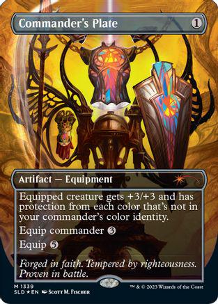 Commander's Plate #1339 Magic Secret Lair Drop