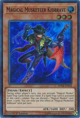 Magical Musketeer Kidbrave SPWA-EN018 YuGiOh Spirit Warriors