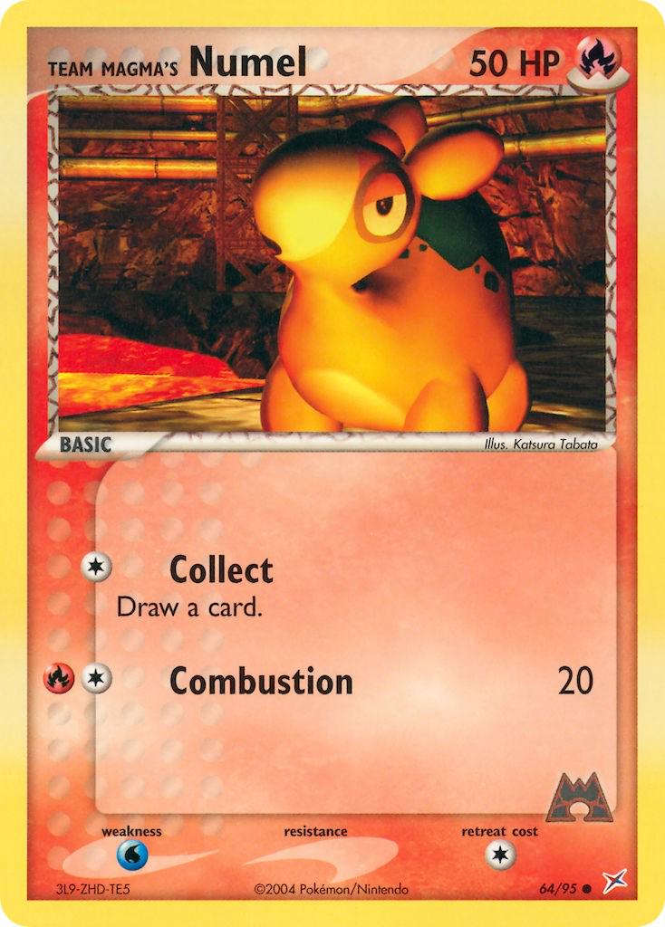 Numel #64 Pokemon Team Magma & Team Aqua
