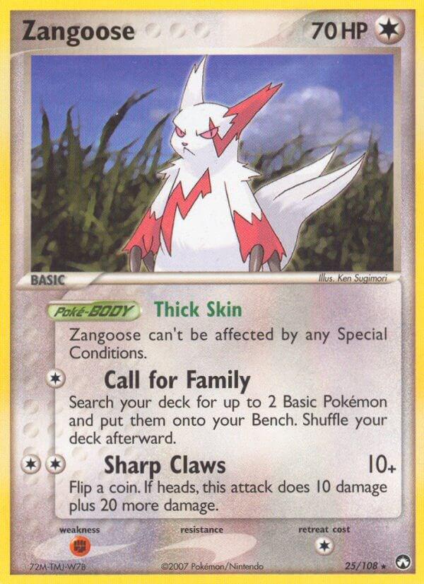 Zangoose #25 Pokemon Power Keepers
