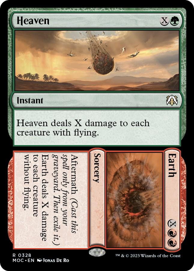 Heaven // Earth #328 Magic March of the Machine Commander