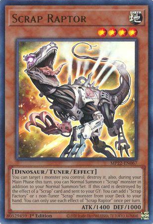 Scrap Raptor MP22-EN067 YuGiOh 2022 Tin of the Pharaoh's Gods Mega Pack