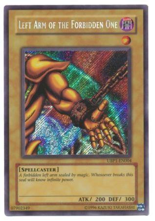 Left Arm of the Forbidden One UBP1-EN004 YuGiOh GX Ultimate Beginner's Pack