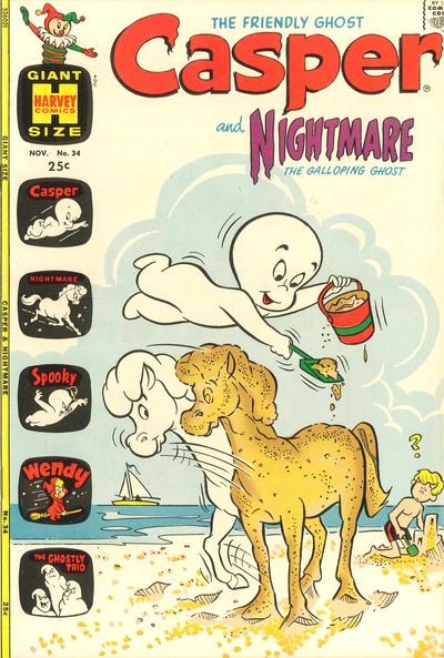 Casper & Nightmare #34 (1971) Comic Books Casper & Nightmare