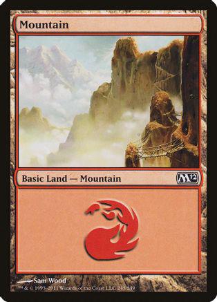 Mountain #245 Magic M12