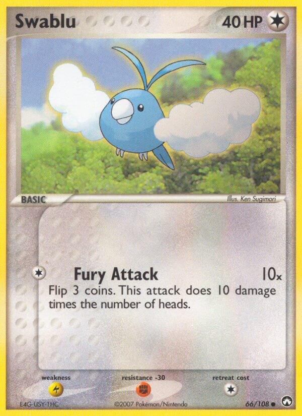 Swablu #66 Pokemon Power Keepers