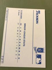 Minor League Statistics  | Bo Jackson Baseball Cards 1989 Star Jackson