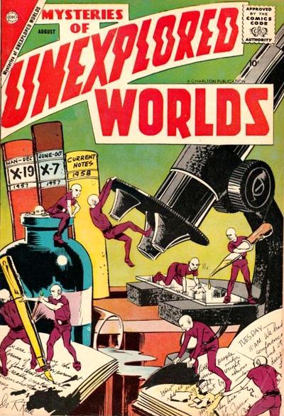 Mysteries of Unexplored Worlds #9 (1958) Comic Books Mysteries of Unexplored Worlds