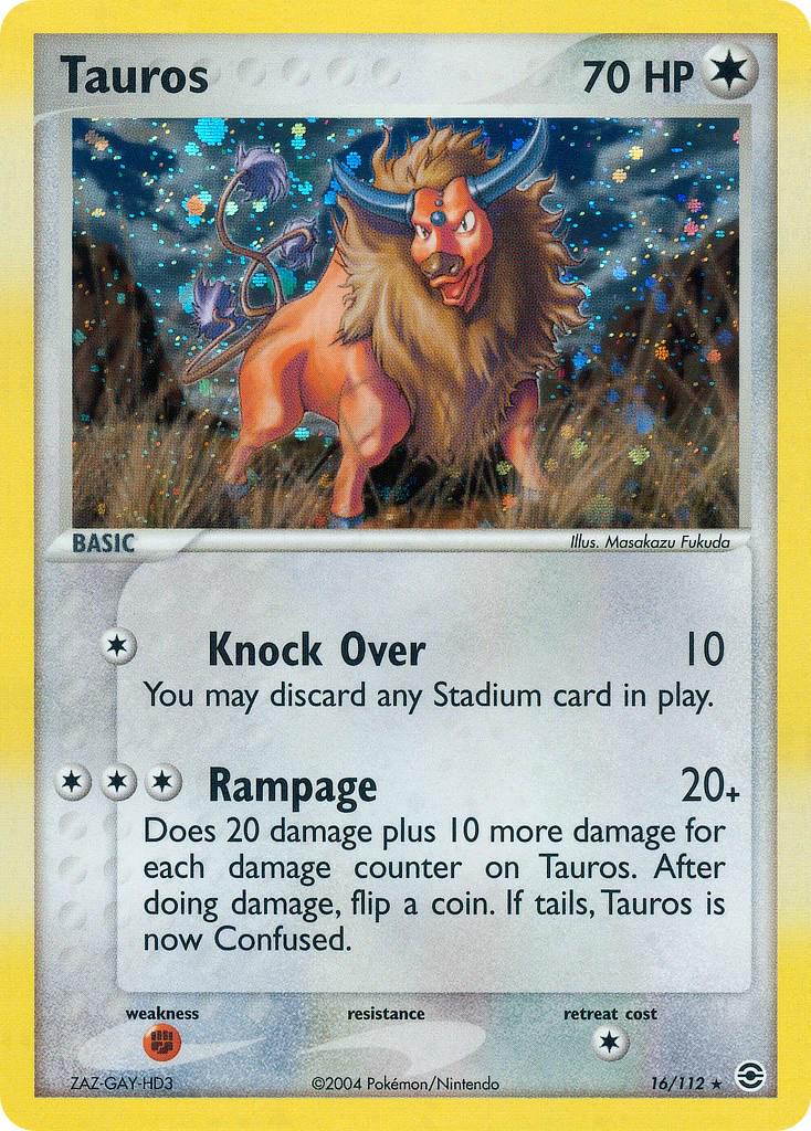 Tauros #16 Pokemon Fire Red & Leaf Green