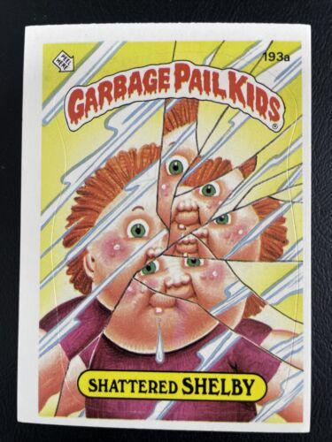 Shattered SHELBY #193a 1986 Garbage Pail Kids