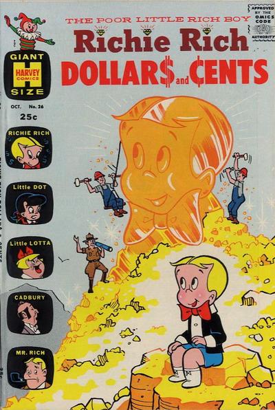 Richie Rich Dollars and Cents #26 (1968) Comic Books Richie Rich Dollars and Cents