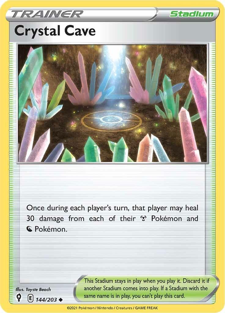 Crystal Cave #144 Pokemon Evolving Skies