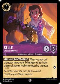 Belle - Untrained Mystic #37 Lorcana Ursula's Return