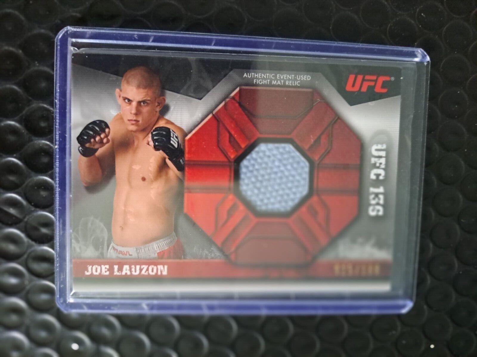 Joe Lauzon #FMR-JL Ufc Cards 2013 Topps UFC Knockout Fight Mat Relics