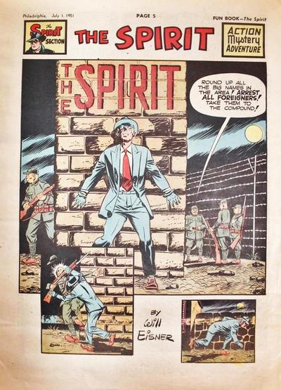 Spirit #7/1/1951 (1951) Comic Books Spirit