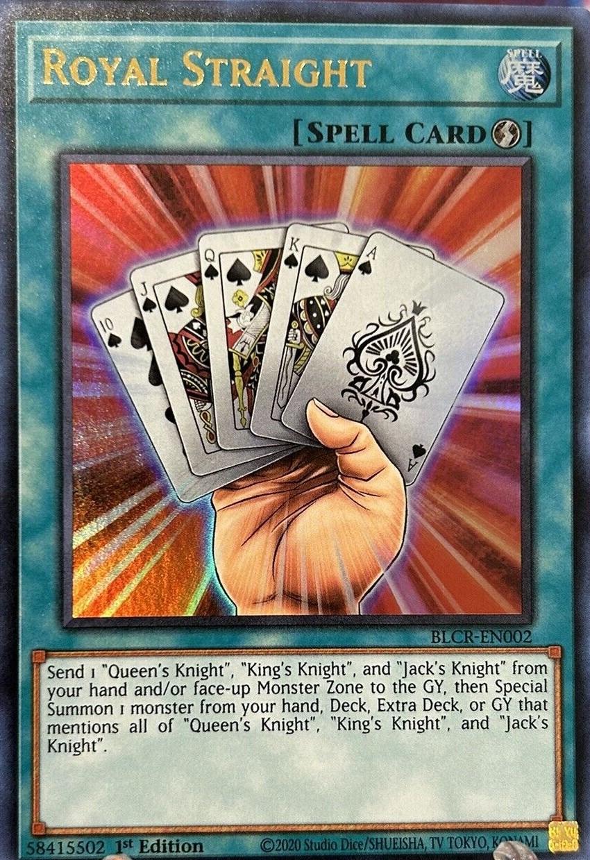 Royal Straight BLCR-EN002 YuGiOh Battles of Legend: Crystal Revenge