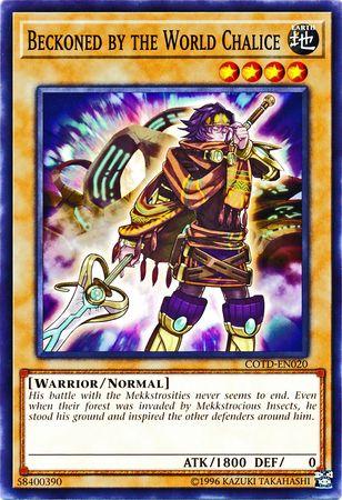 Beckoned by the World Chalice COTD-EN020 YuGiOh Code of the Duelist