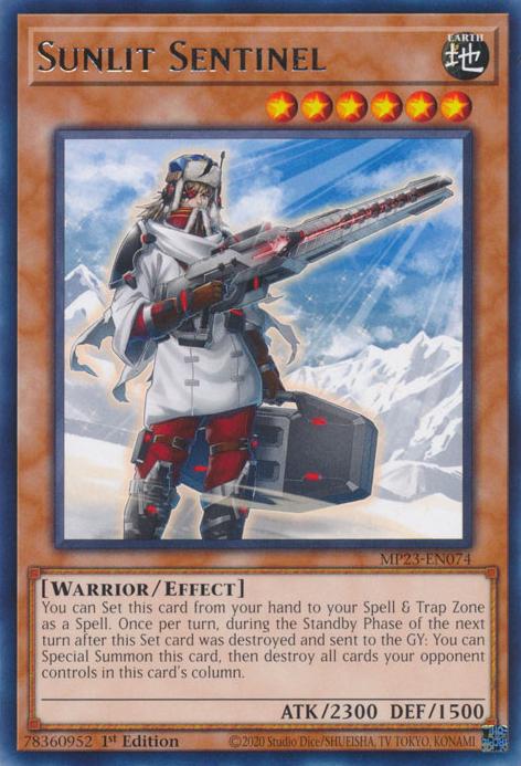 Sunlit Sentinel MP23-EN074 YuGiOh 25th Anniversary Tin: Dueling Heroes Mega Pack