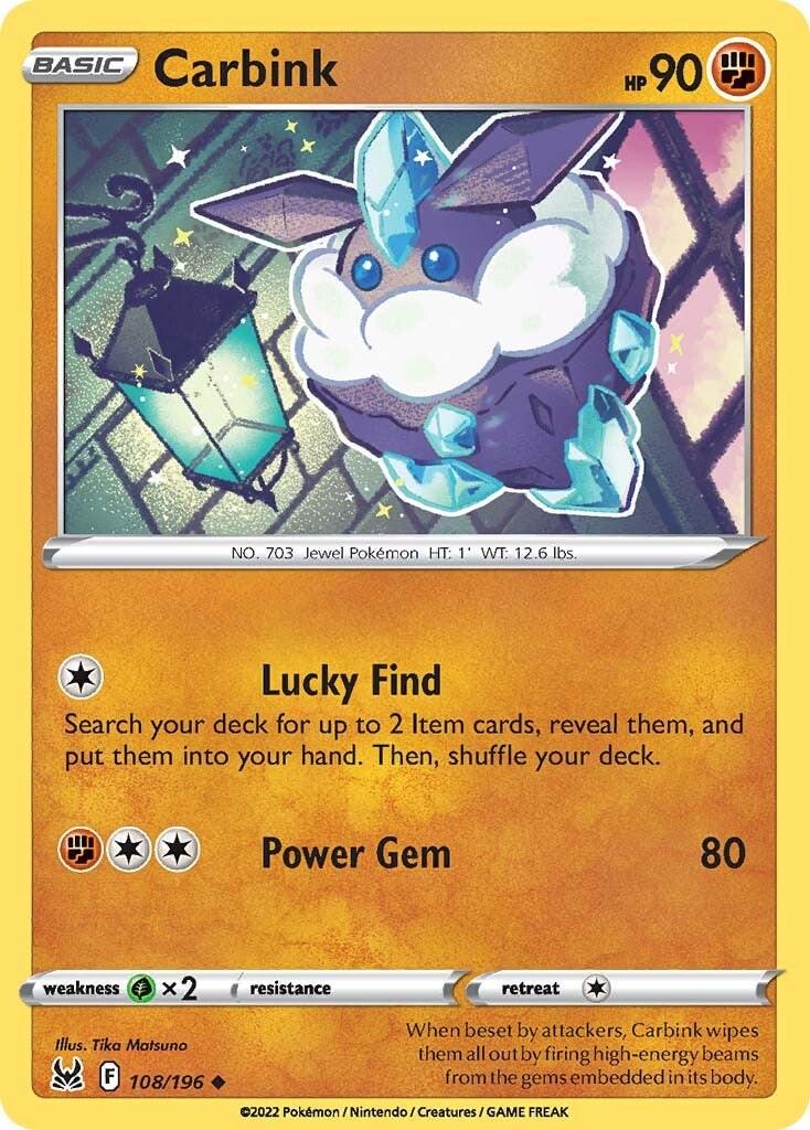 Carbink #108 Pokemon Lost Origin