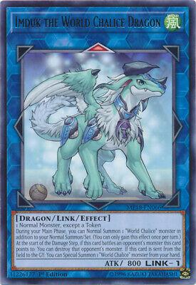 Imduk the World Chalice Dragon MP18-EN066 YuGiOh 2018 Mega-Tin Mega Pack