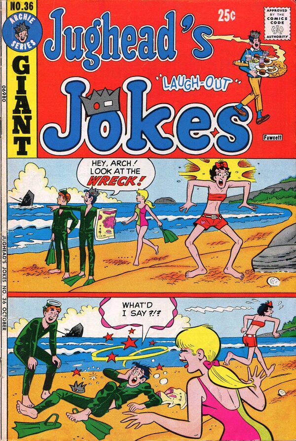 Jughead's Jokes #36 (1973) Comic Books Jughead's Jokes