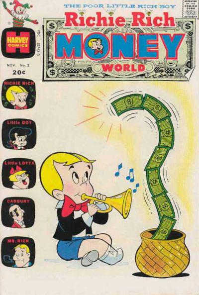 Richie Rich Money World #2 (1972) Comic Books Richie Rich Money World