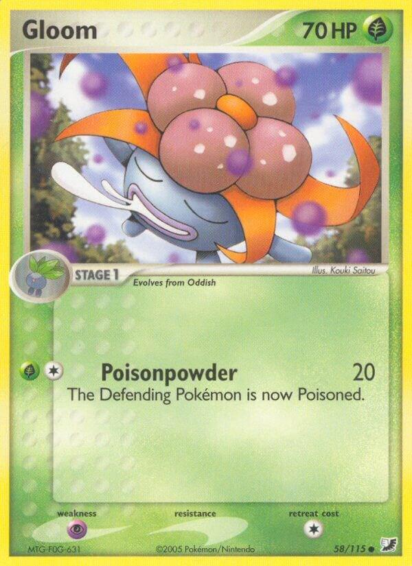 Gloom #58 Pokemon Unseen Forces