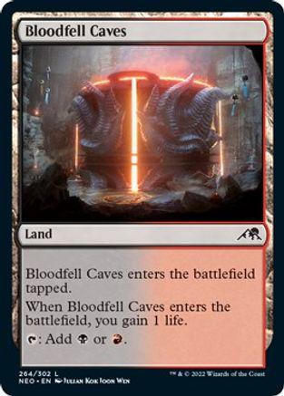 Bloodfell Caves #264 Magic Kamigawa: Neon Dynasty