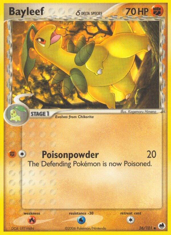 Bayleef #26 Pokemon Dragon Frontiers
