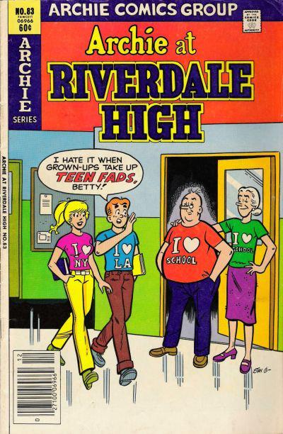 Archie at Riverdale High #83 (1981) Comic Books Archie at Riverdale High