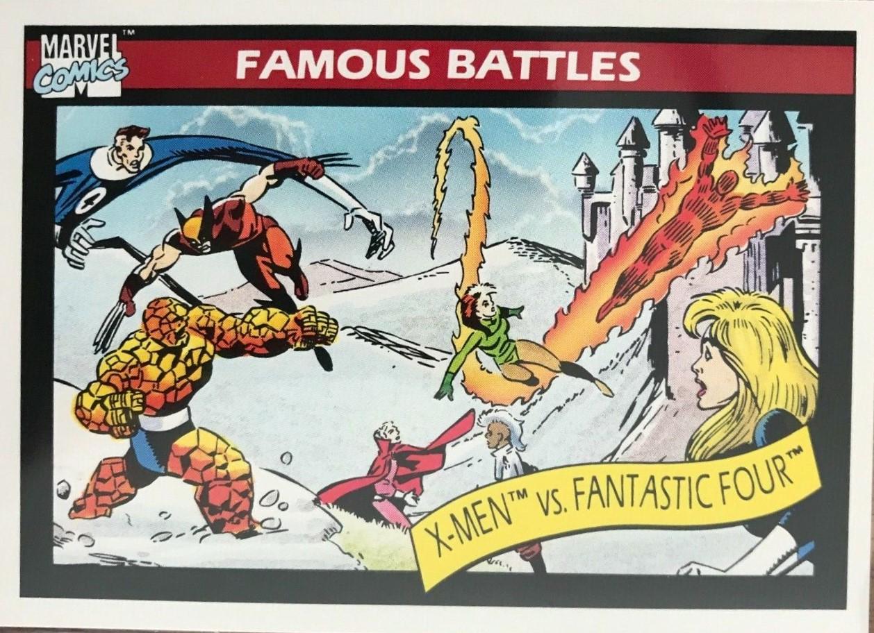 X-Men vs. Fantastic Four #101 Marvel 1990 Universe
