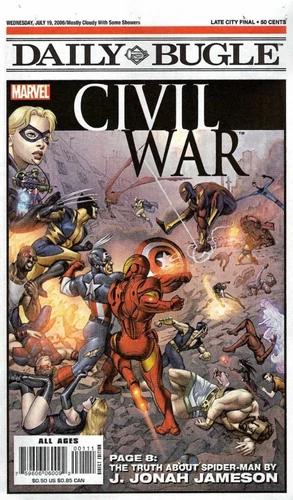 Daily Bugle Civil War Newspaper Special #1 (2006) Comic Books Daily Bugle Civil War