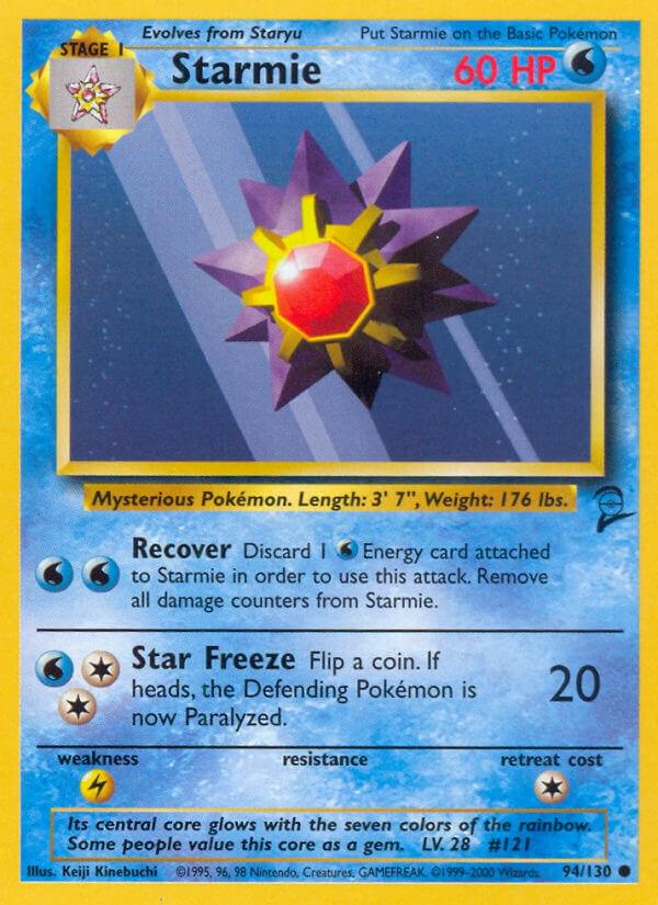 Starmie #94 Pokemon Base Set 2
