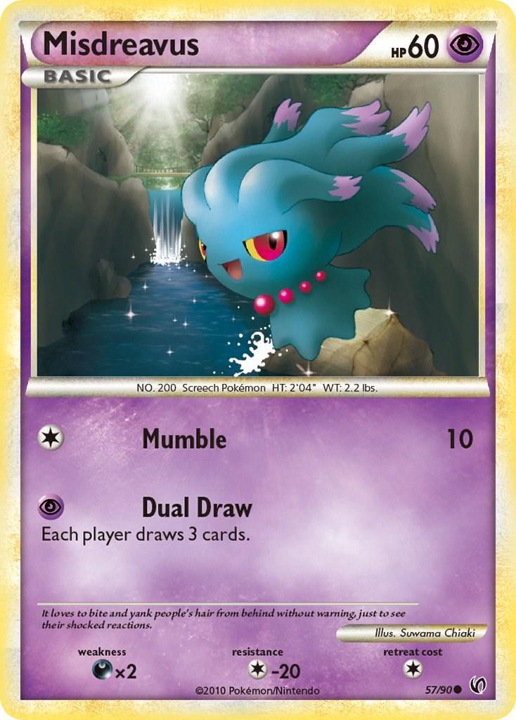 Misdreavus #57 Pokemon Undaunted
