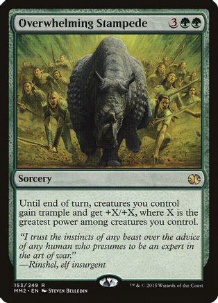 Overwhelming Stampede Magic Modern Masters 2015