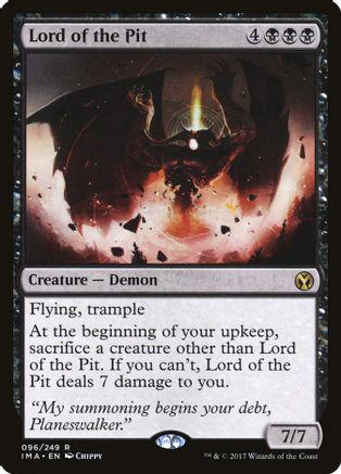 Lord of the Pit Magic Iconic Masters