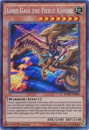 Lord Gaia the Fierce Knight MVP1-ENS50 YuGiOh The Dark Side of Dimensions Movie Pack