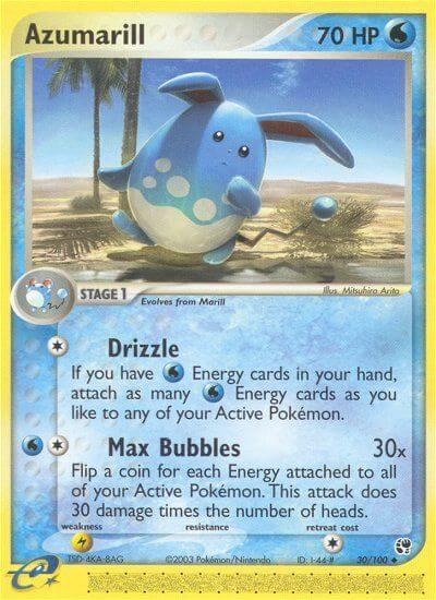 Azumarill #30 Pokemon Sandstorm