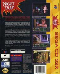 Night Trap - Back | Night Trap Sega 32X