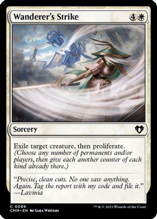 Wanderer's Strike #69 Magic Commander Masters