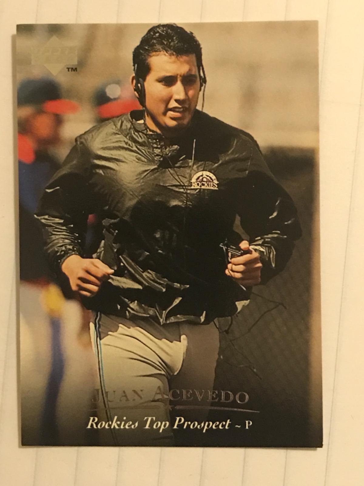 Juan Acevedo #40 Baseball Cards 1994 Upper Deck Top Prospects