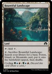 Bountiful Landscape #217 Magic Modern Horizons 3 Prices