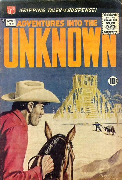 Adventures into the Unknown #113 (1960) Comic Books Adventures into the Unknown