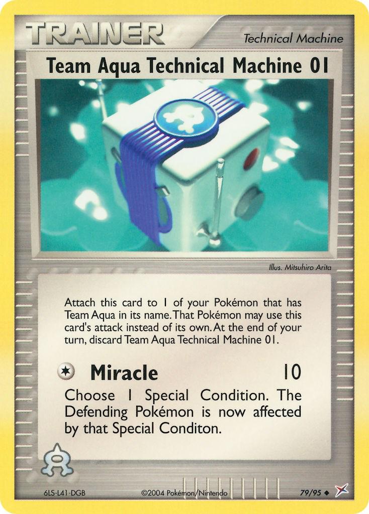Technical Machine 01 #79 Pokemon Team Magma & Team Aqua