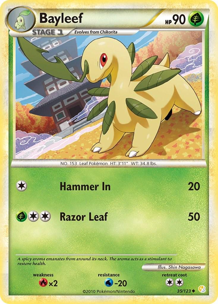Bayleef #35 Pokemon HeartGold & SoulSilver