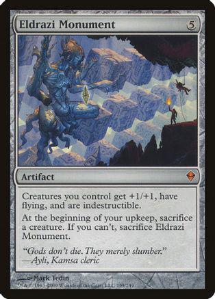 Eldrazi Monument 1x FOIL ZEN MTG Zendikar Mythic MINT artifact Eldrazi Monument 1x FOIL ZEN MTG Zendikar Mythic MINT artifact