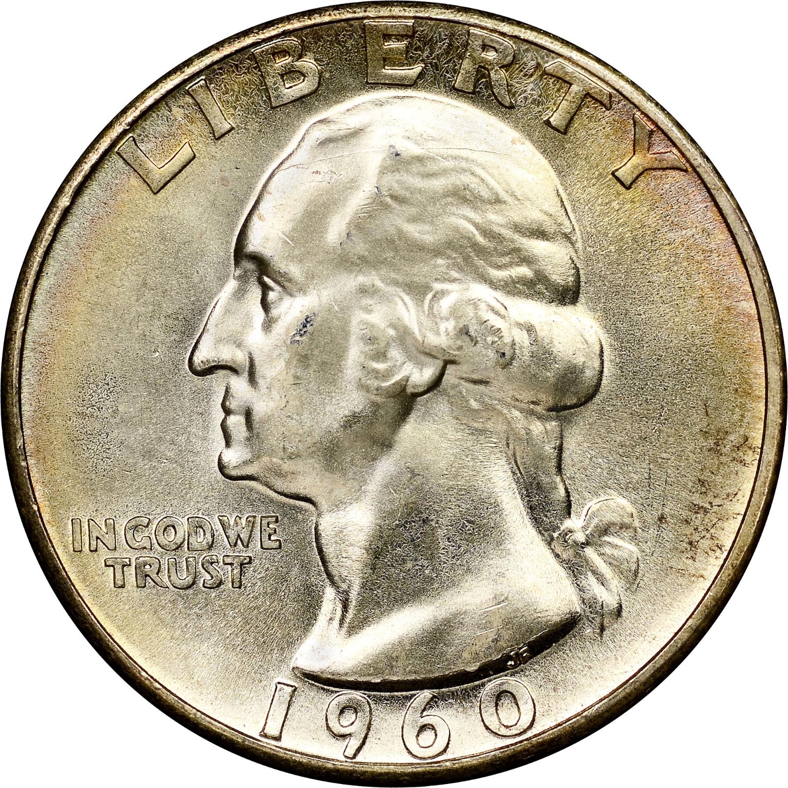 1960 Coins Washington Quarter