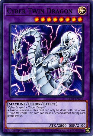 Cyber Twin Dragon LED3-EN018 YuGiOh Legendary Duelists: White Dragon Abyss